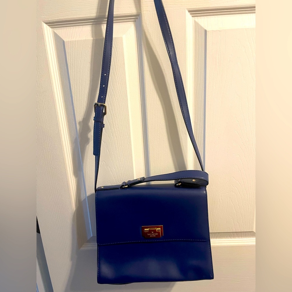 Kate Spade Navy Blue Crossbody or hand held